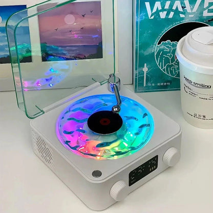 🌊 Ocean Waves Speaker Lamp with RGB Lighting 🎵 - Mattari Gift Shop